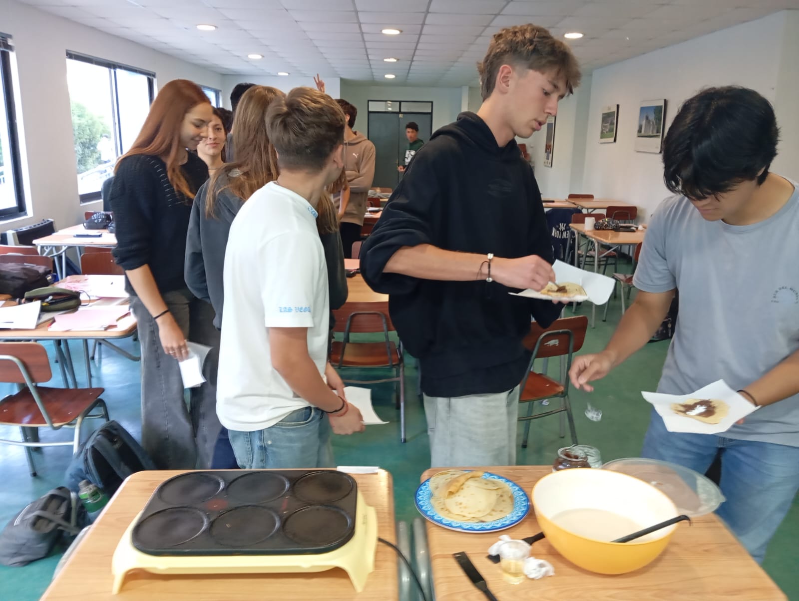 Groupe d'élèves récompensés